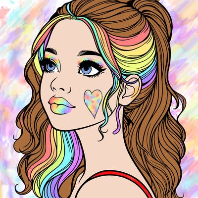 beautiful realistic girl