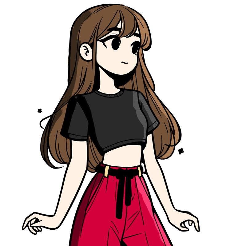 girl in a cute crop top