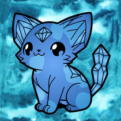 crystal kitten