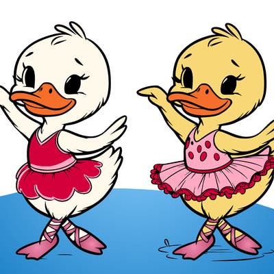 duck dancing ballet