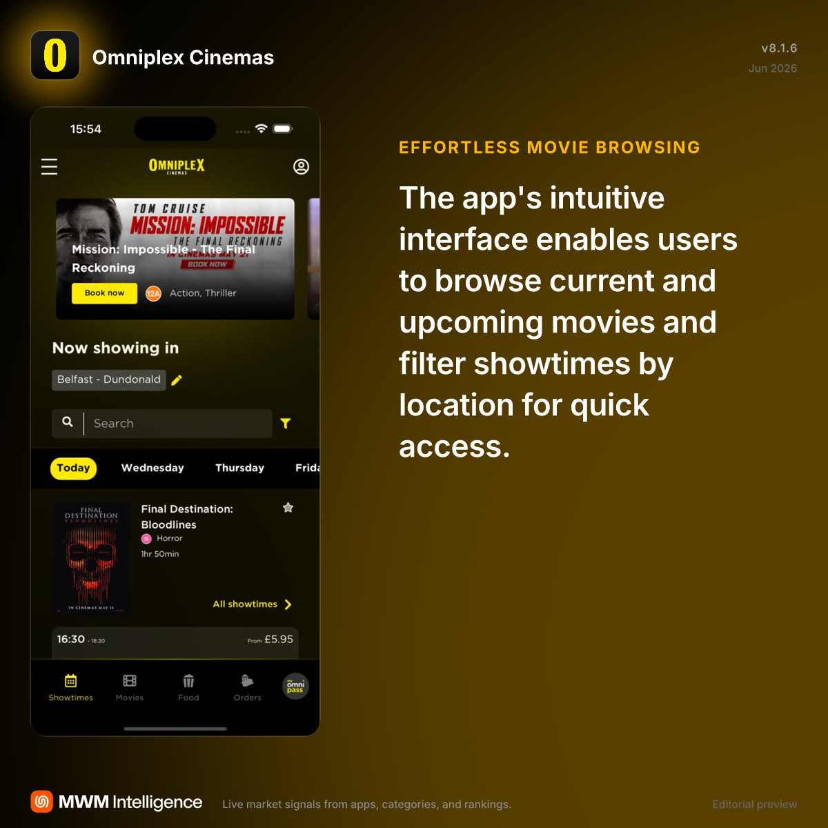 Omniplex Cinemas - Entertainment App | MWM