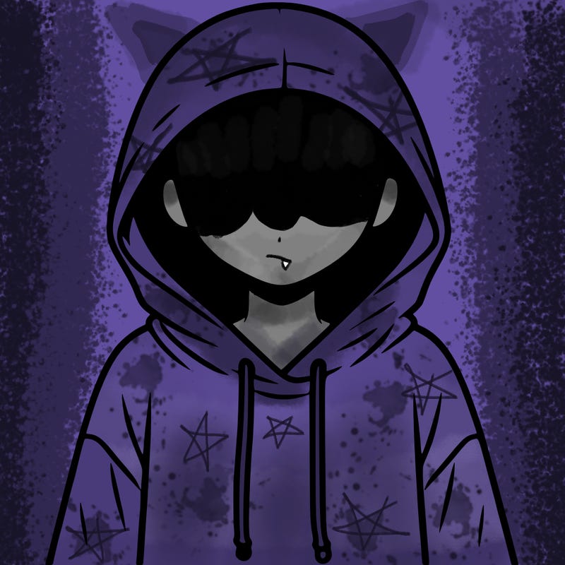 faceless girl in hoodie