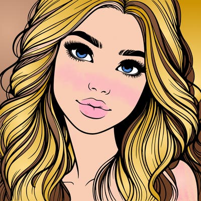 beautiful realistic girl