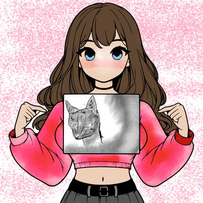 girl holding a blank sign in a long sleeve crop top