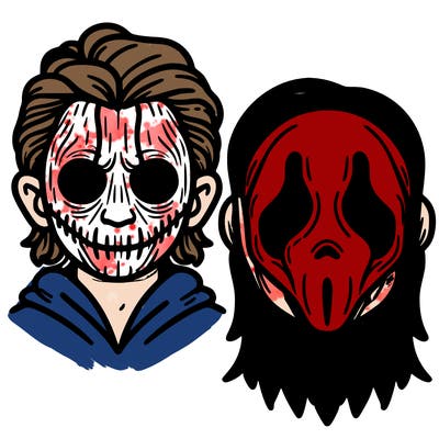 ghost face and michael myers