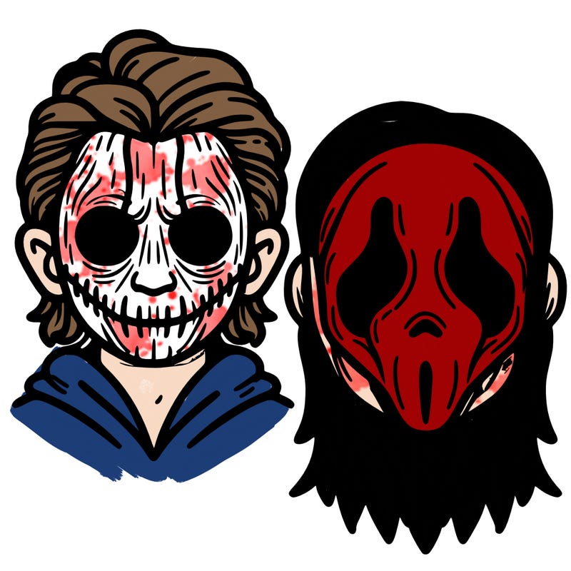 ghost face and michael myers