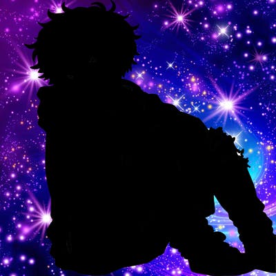 a male hoddie ripped jeans messy hair anime