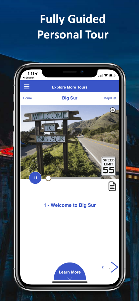 Big Sur Highway GPS Audio Tour - Travel App | MWM