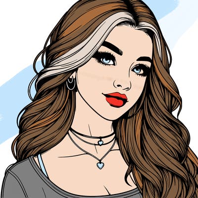 detailed realistic girl