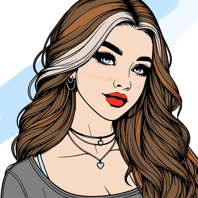 detailed realistic girl