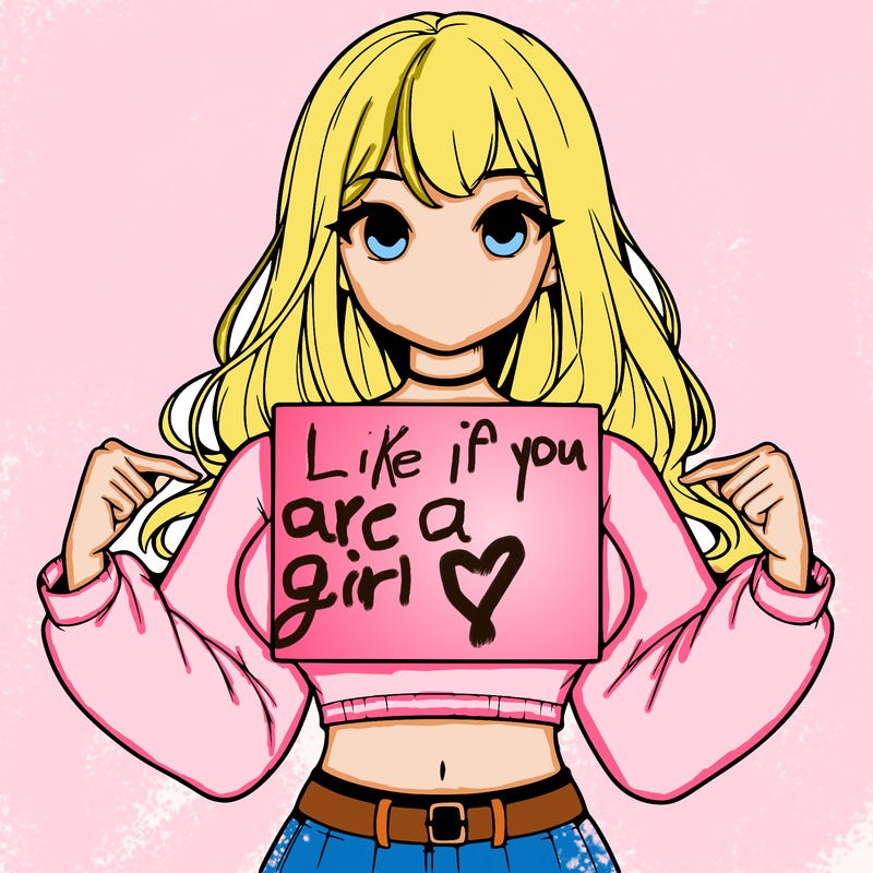 girl holding a blank sign in a long sleeve crop top