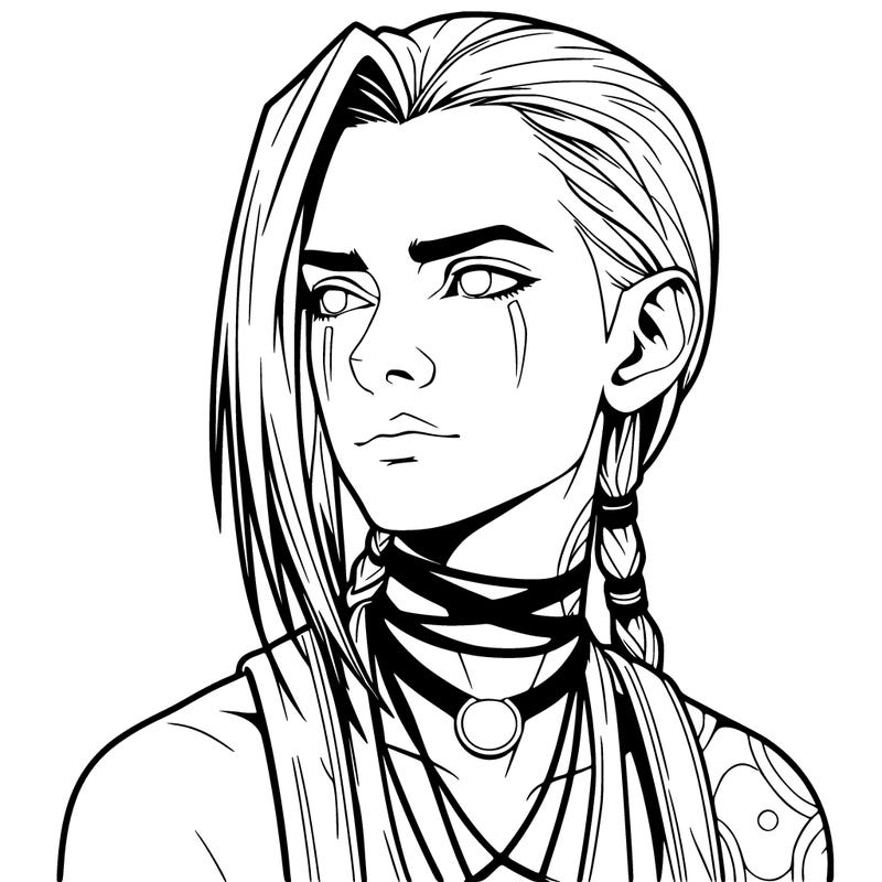 jinx from arcane realistic