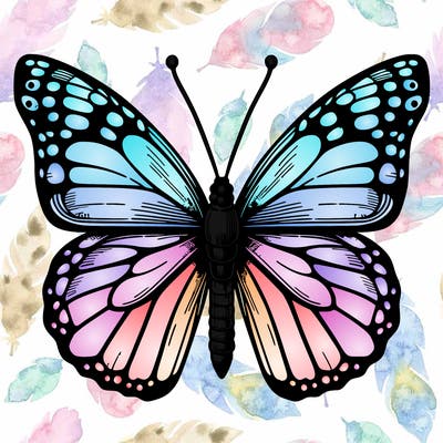 realistic butterfly