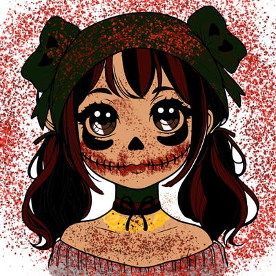 realistic girl halloween