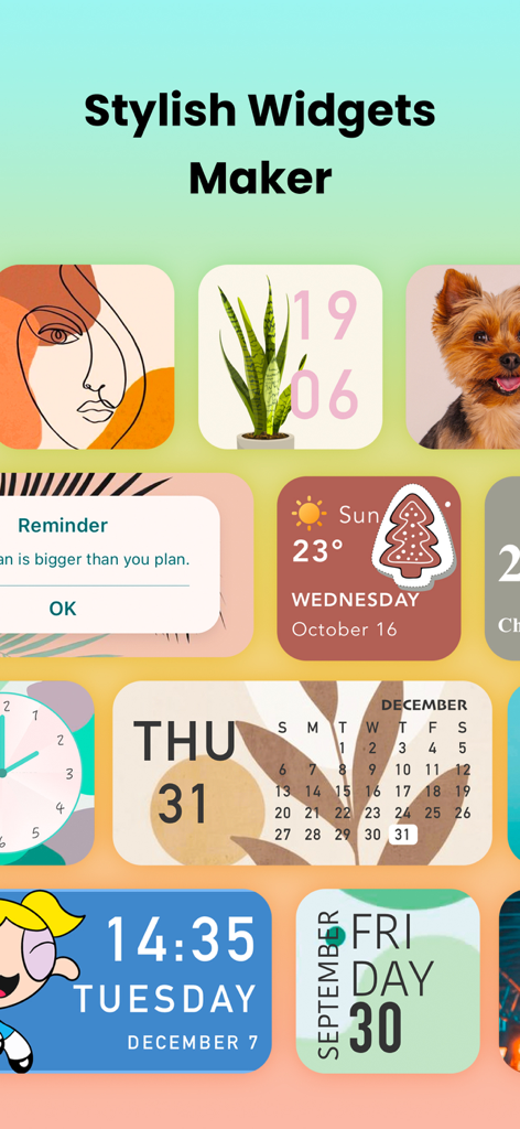 Theme Store - Theme Changer - A collection of aesthetic and stylish home screen widgets for iPhone customization