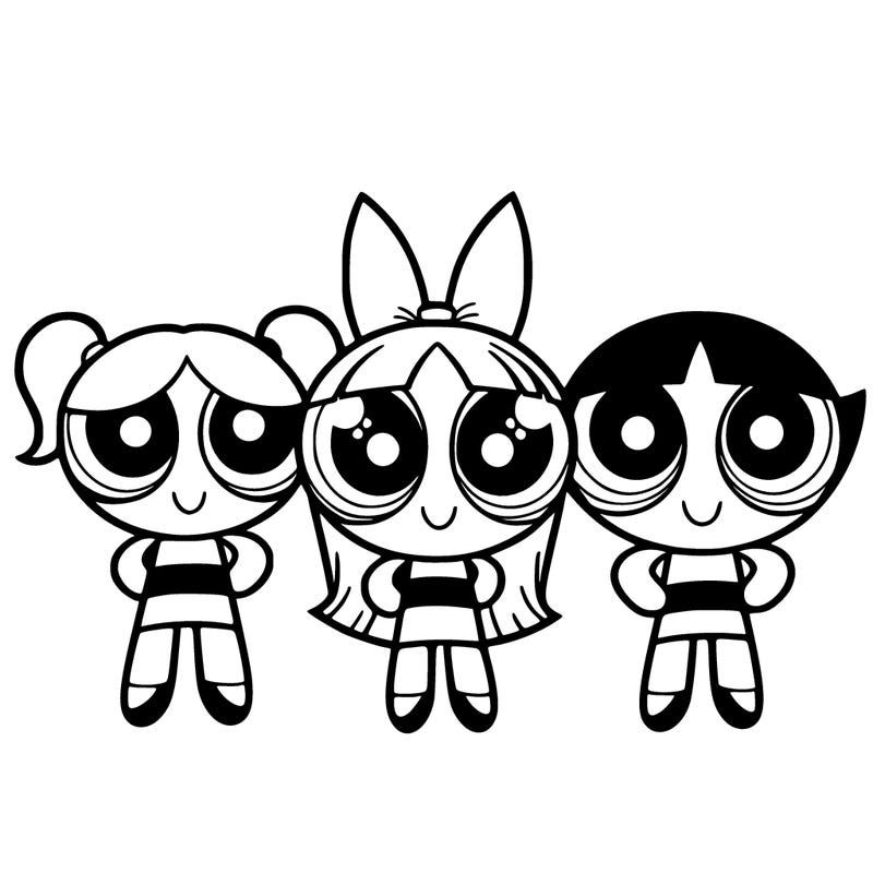 realistic powerpuff girls