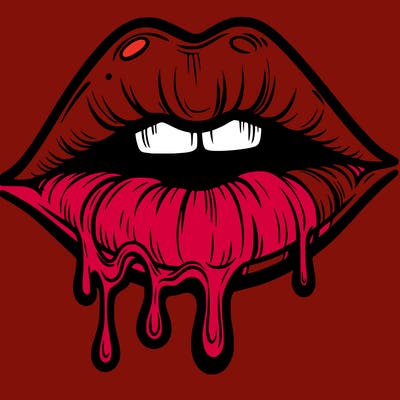 lips that look realistic and drip