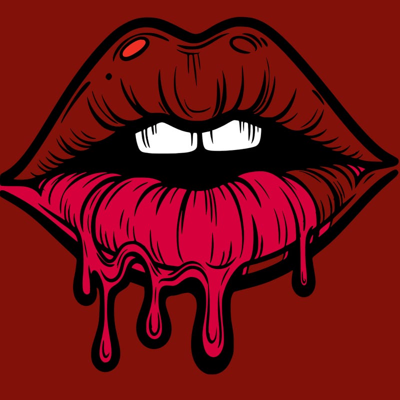 lips that look realistic and drip