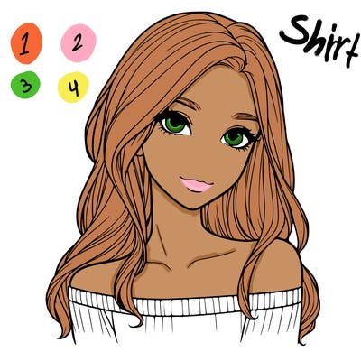 beautiful realistic girl