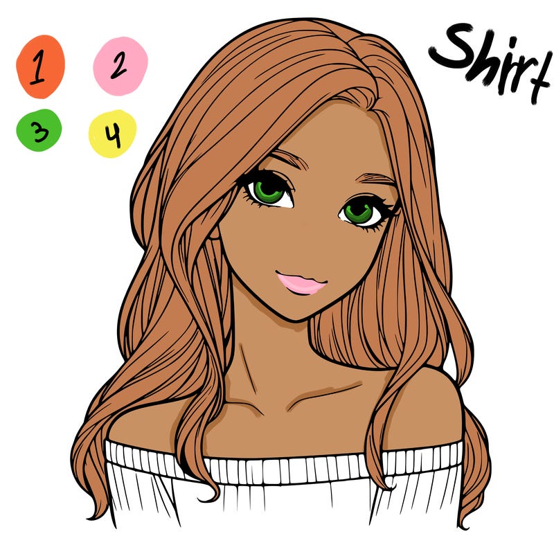 beautiful realistic girl