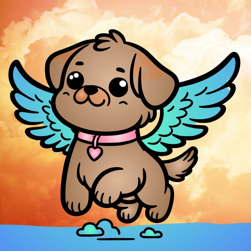 dog with wings