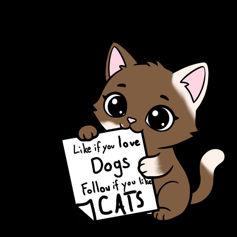 a small cat with a blank sheet of paper in its hand. the cat is sooooooo cute!