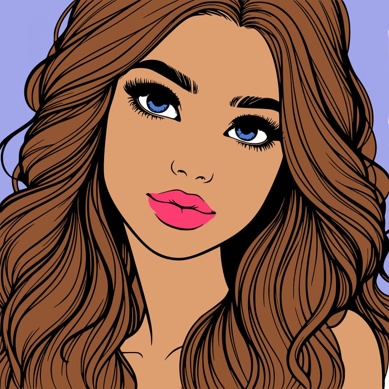 beautiful realistic girl