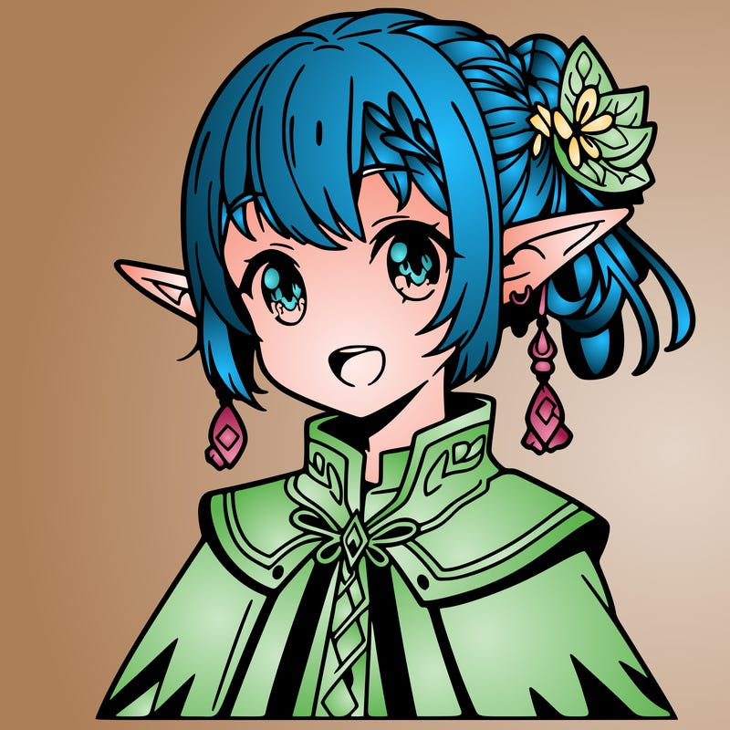 anime elf girl