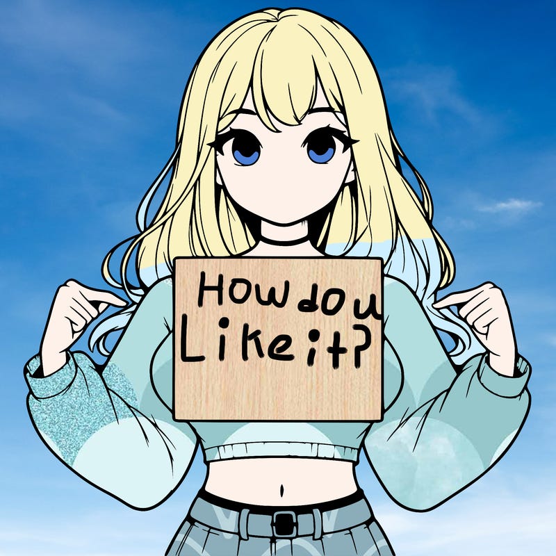 girl holding a blank sign in a long sleeve crop top