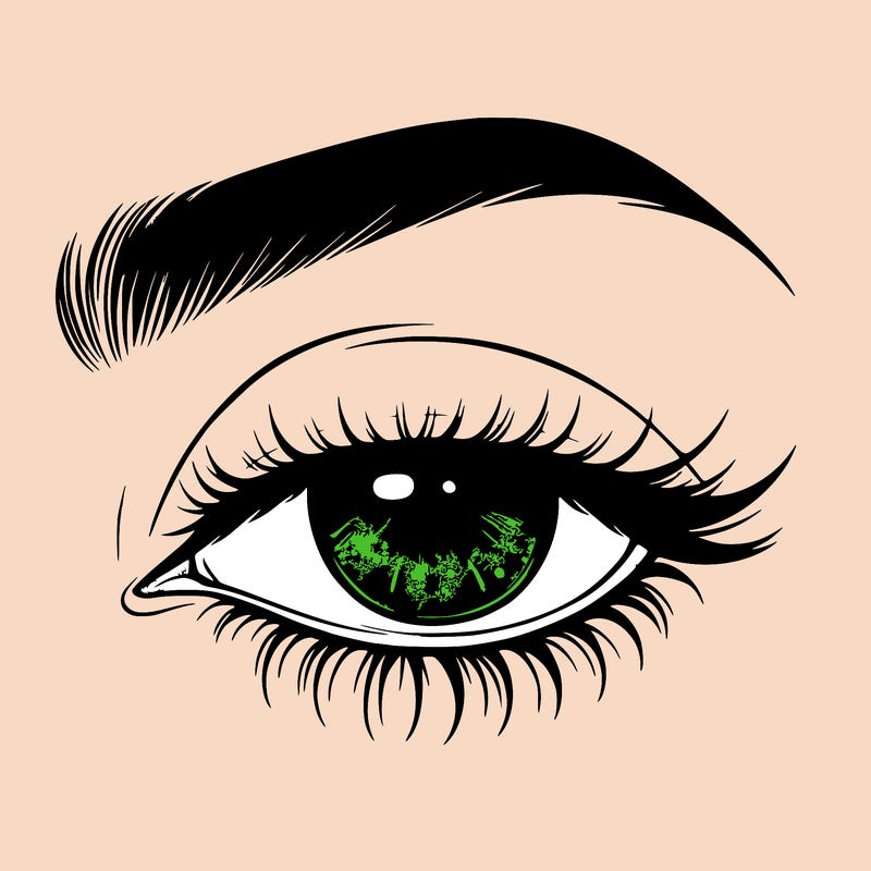 eye closed realistic