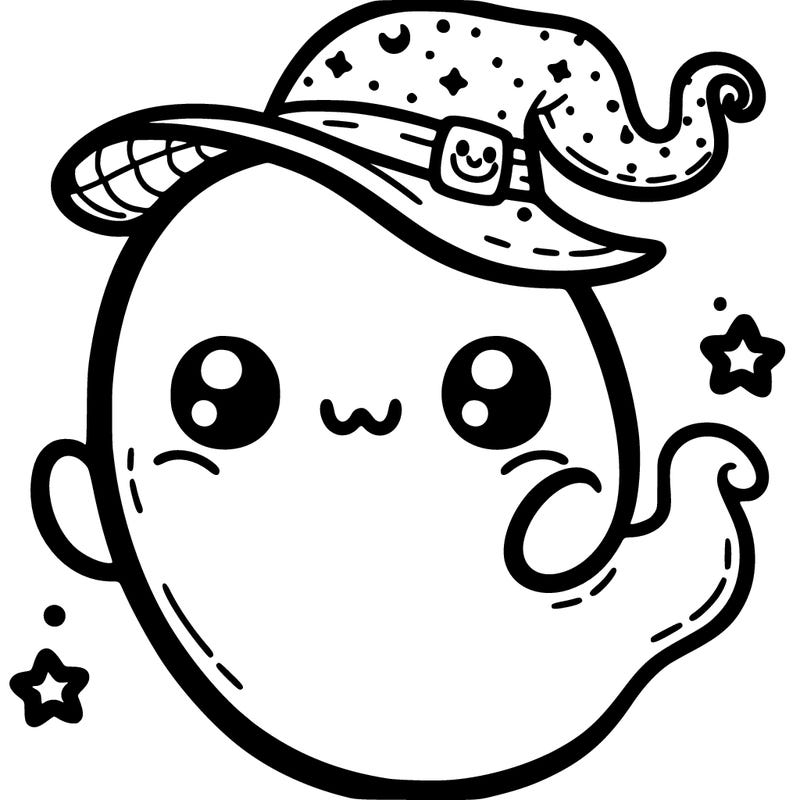 cute little halloween ghost