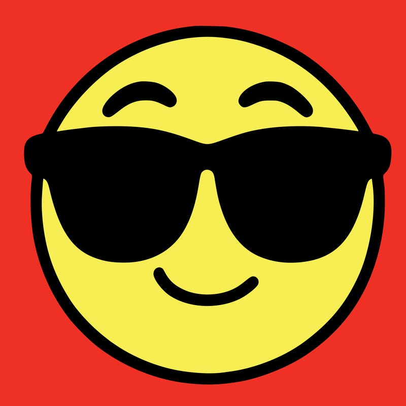 emoji with sunglasses