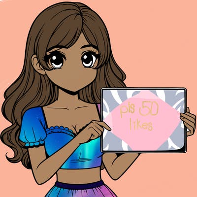 realistic pretty girl holding blank sign