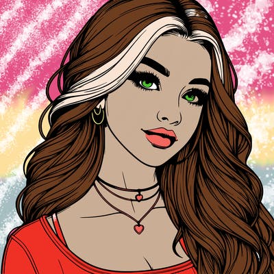 detailed realistic girl