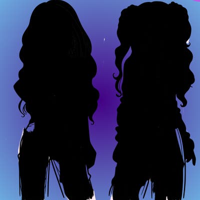 2 girls in crop tops and baggy jeans ripped