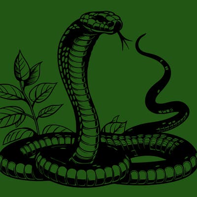 realistic king cobra