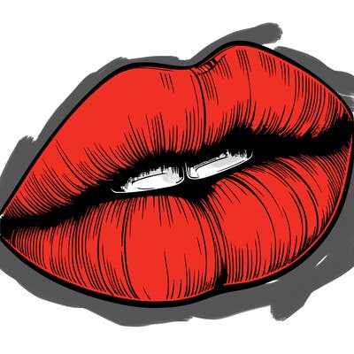 realistic lips