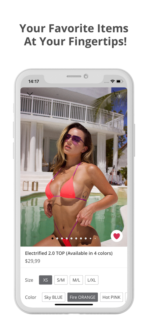 AVAL THEBRAND - AVAL THEBRAND mobile app showcasing minimal swimwear and product details