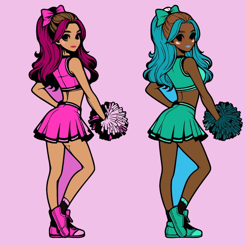 realistic cheerleader