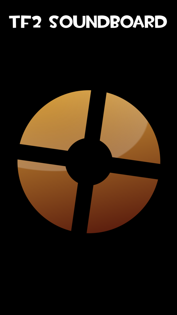 TF2 Soundboard - Launch screen of the TF2 Soundboard app showing the Team Fortress 2 logo.