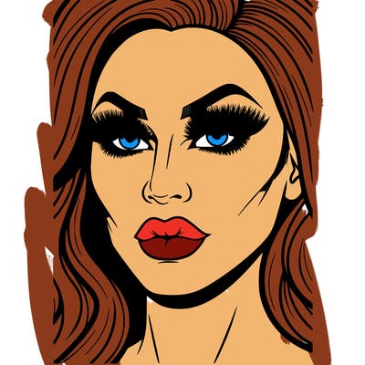 realistic drag queen