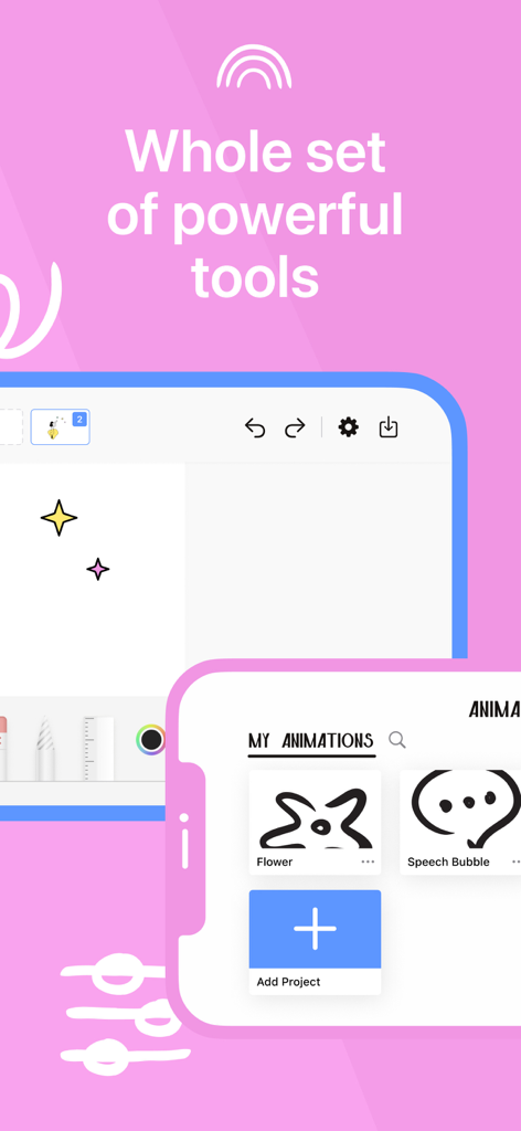Animate Beam Animation Creator - Graphics & Design App | MWM