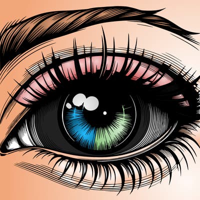 realistic eye