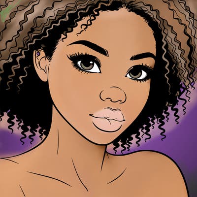 realistic black girl