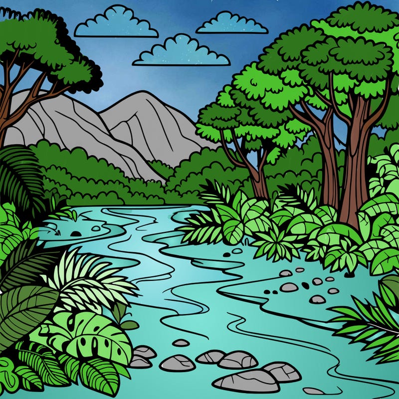 river in the jungle