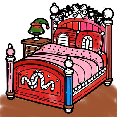 christmas bed
