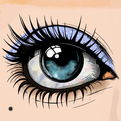 realistic eye