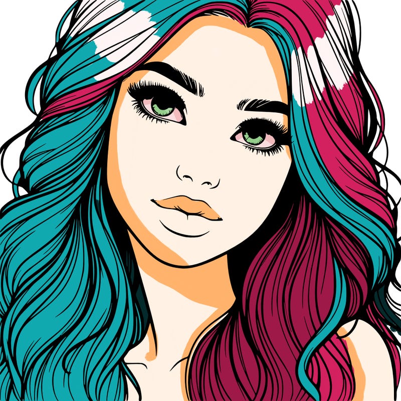 beautiful realistic girl