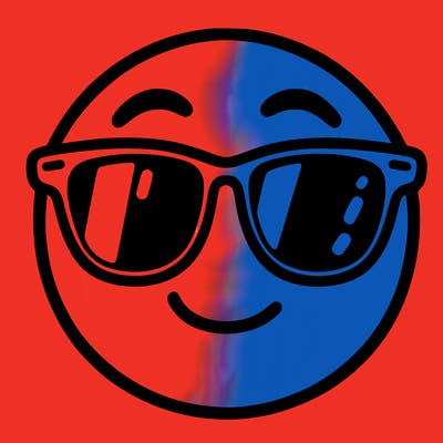 emoji with sunglasses