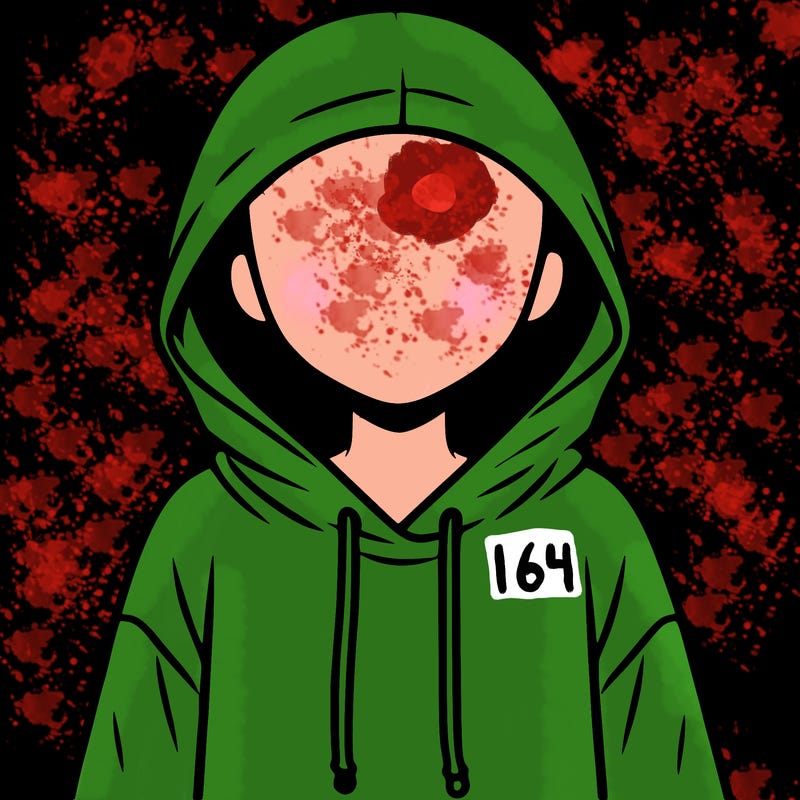 faceless girl in hoodie